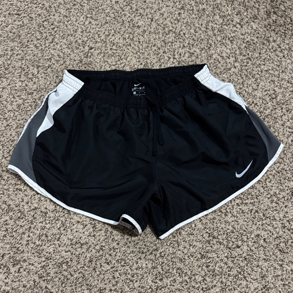 Nike Women's Athletic Shorts in Black and White